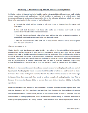 2024 FRM AnalystPrep Question Bank Part 1