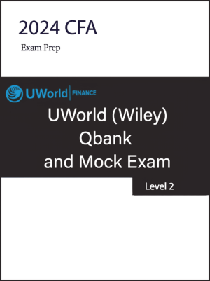 CFA 2024 UWorld Level 2 Questions Bank with Mock Exam