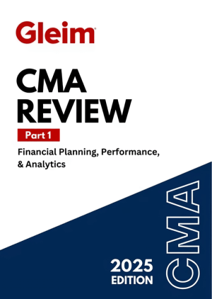 CMA 2025 Gleim Part 1 Book