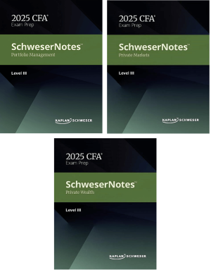 2025 CFA Schweser Notes Level 3 – All 3 Pathways