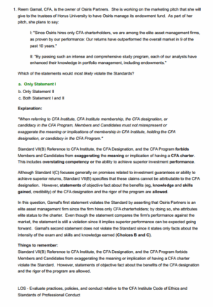 2025 CFA Level 1 UWorld Mock Exam 1,2