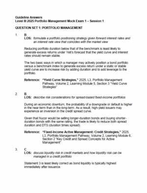 CFA Level 3 Official Mock Exams 2020 – 2025 with Answers