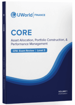 CFA 2025 UWorld Level 3 Study Guide Portfolio Management Pathway with Formula Sheets
