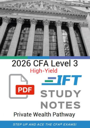 CFA 2026 IFT High-Yield Notes Level 3 Private Wealth Pathway