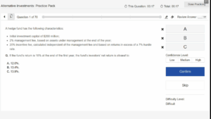 CFA 2025 Practice Pack Level 1 Questions and Answers