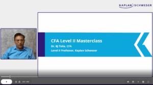 CFA 2026 Level 2 Schweser Masterclass Videos with Workbook