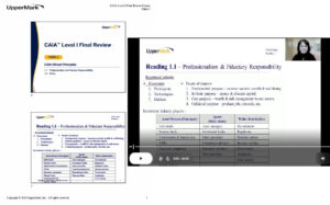 CAIA 2026 Level 1 Uppermark Final Review Video and Exams